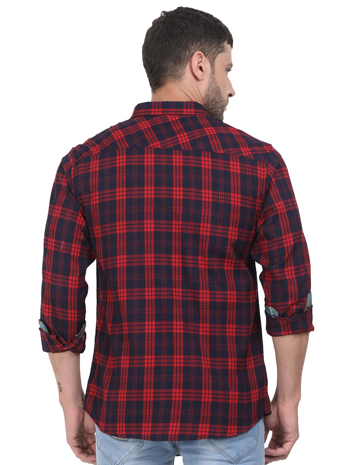 red checkered casual shirt - 17528959 - Standard Image - 2