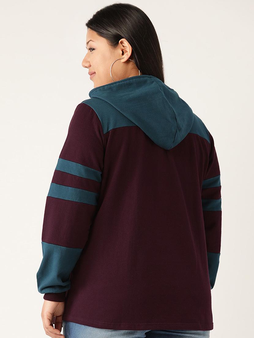hooded neck plus sweatshirt - 17529856 - Standard Image - 2