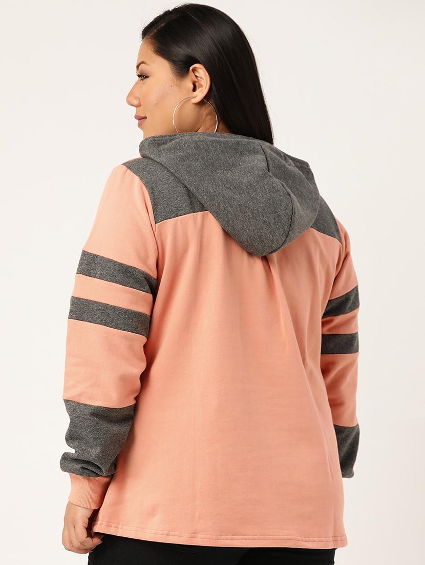 hooded neck plus sweatshirt - 17529857 - Standard Image - 2