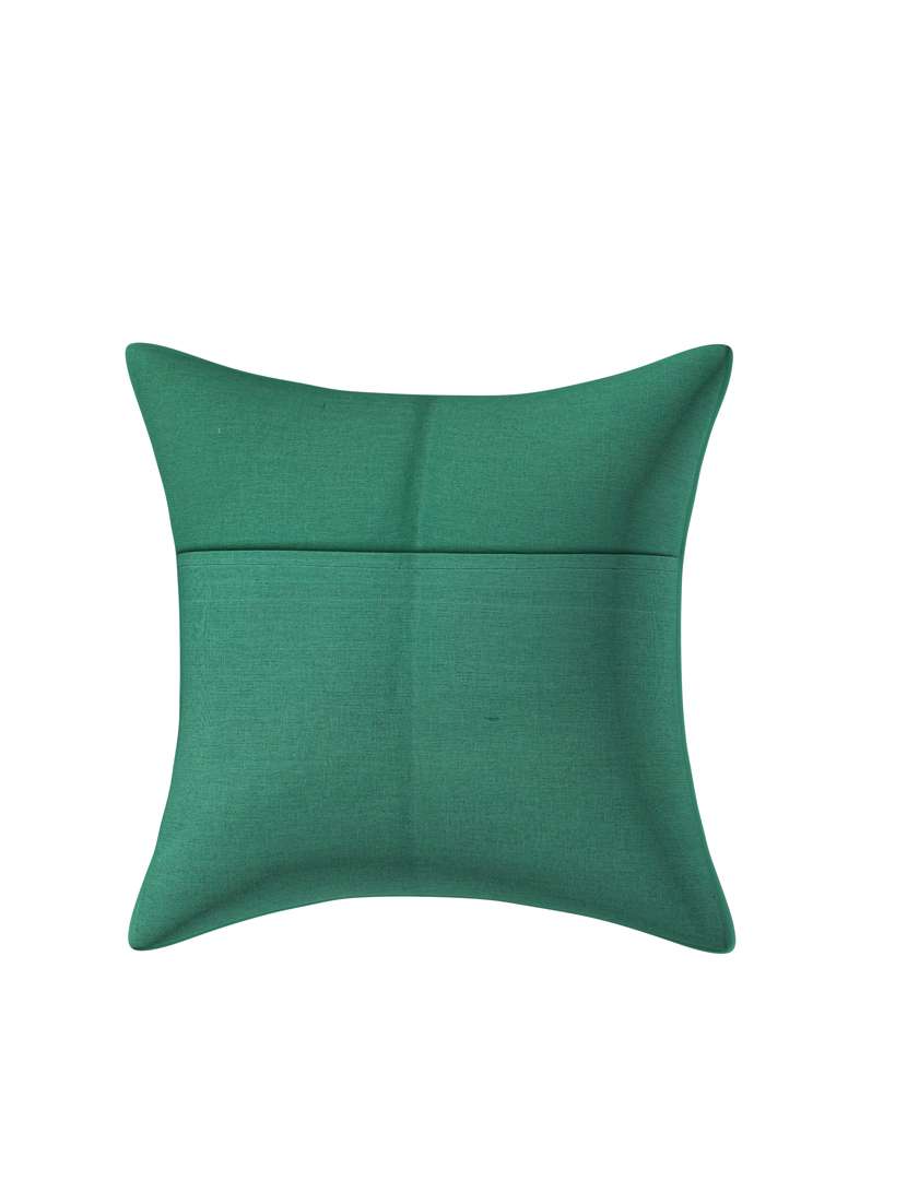 indhome life pure cotton 16x16 inches kantha work cushion cover set of 2 - 17530015 -  Standard Image - 2