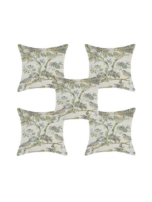 indhome life pure cotton 16x16 inches reversible cushion cover set of 5 - 17530098 -  Standard Image - 0