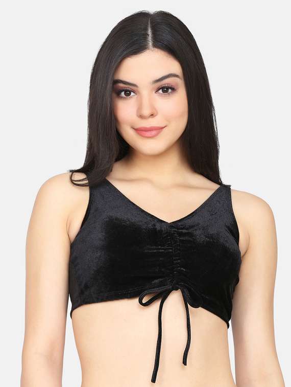 ruched detail bralette 
