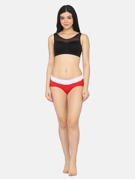 lace detail hipster panty - 17530350 - Standard Image - 2