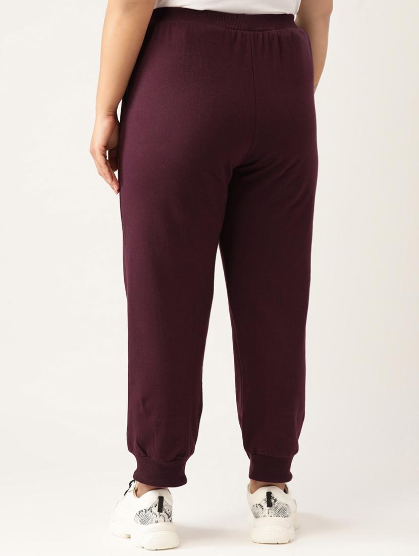 burgundy plus jogger - 17530545 - Standard Image - 2