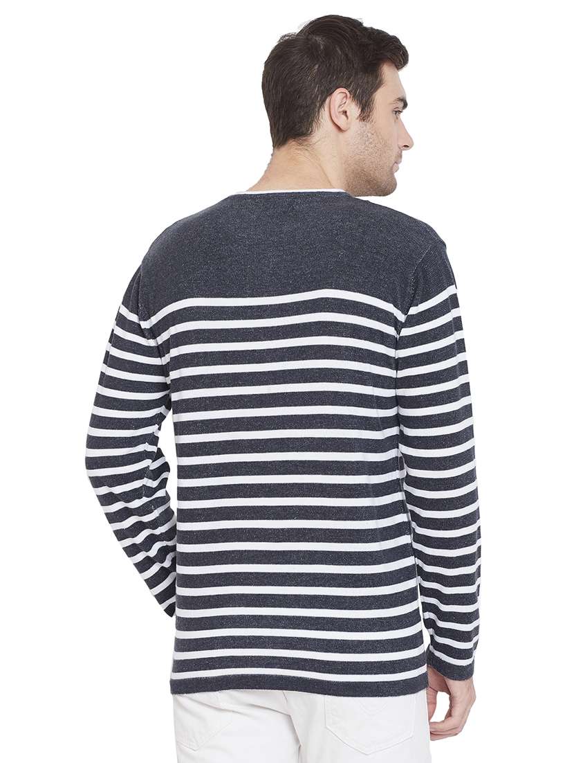 grey striped pocket t-shirt - 17531193 - Standard Image - 2