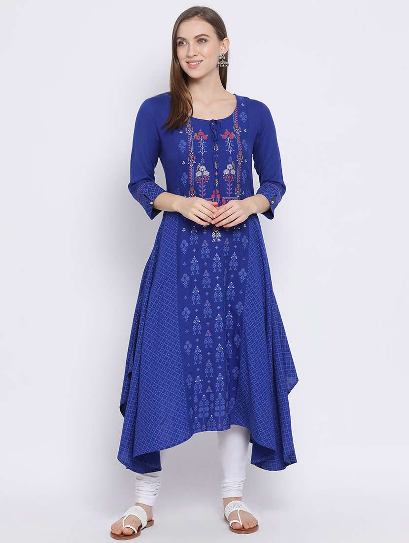 women's asymmetric kurta