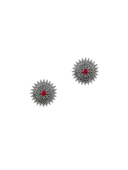 silver brass studs earring - 17531461 -  Standard Image - 0