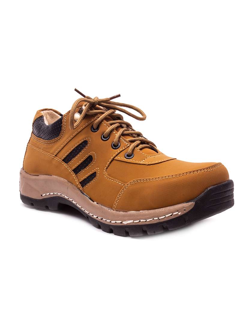 tan synthetic boots