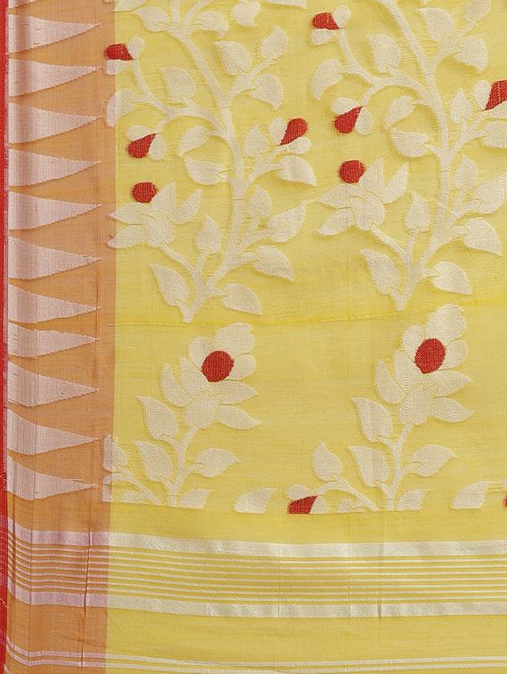 self design jamdani saree - 17533249 - Standard Image - 2