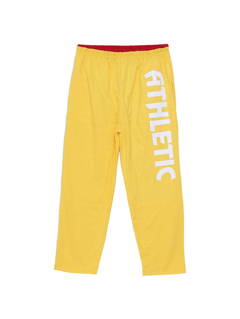 yellow cotton track wear