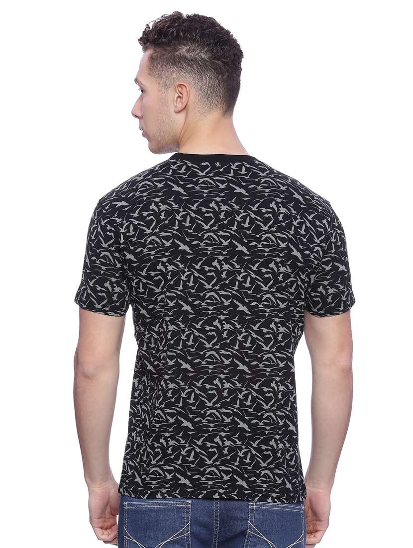 black printed t-shirt - 17533661 - Standard Image - 2