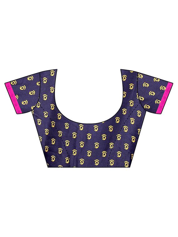 mirror work mustard saree - 17534295 - Standard Image - 2