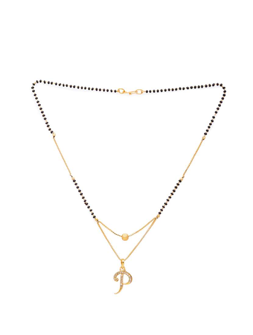 gold beads mangalsutra