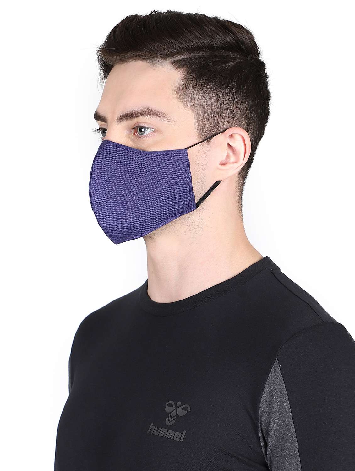 blue viscose antipollution men mask - 17535083 -  Standard Image - 2