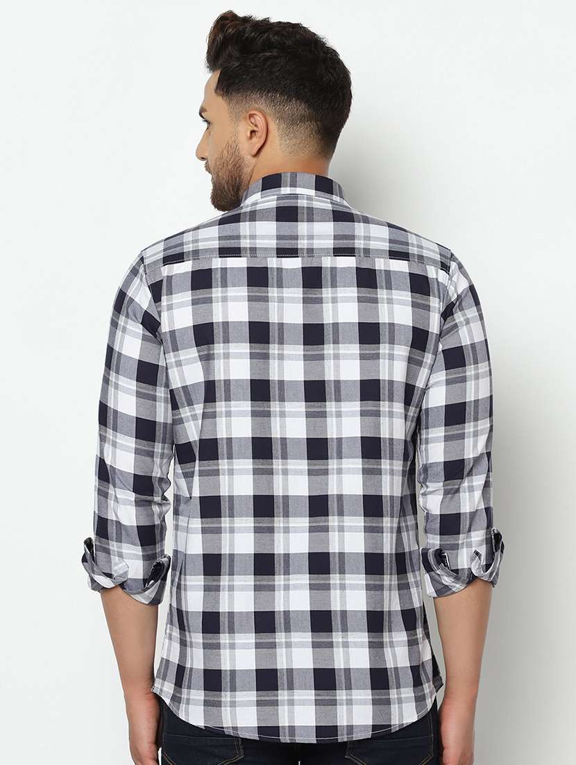 white checkered casual shirt - 17535759 -  Standard Image - 2