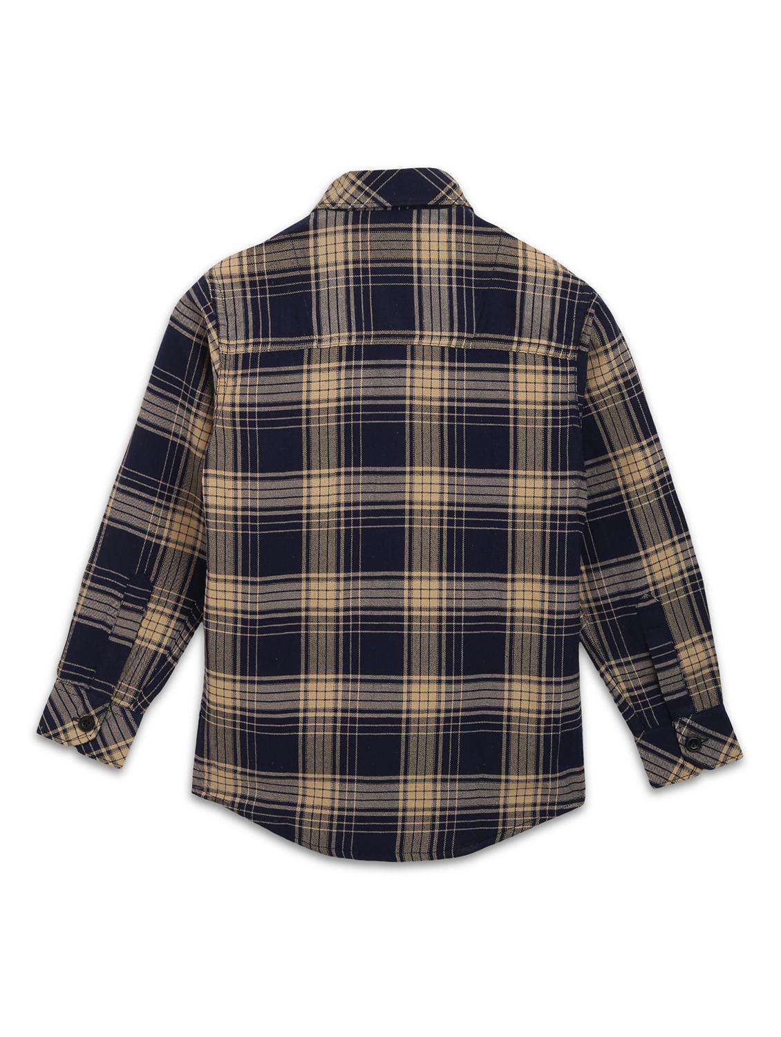 navy blue checkered shirt - 17536711 - Standard Image - 2