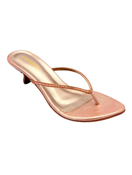 pink synthetic slip on sandals - 17538480 -  Standard Image - 0