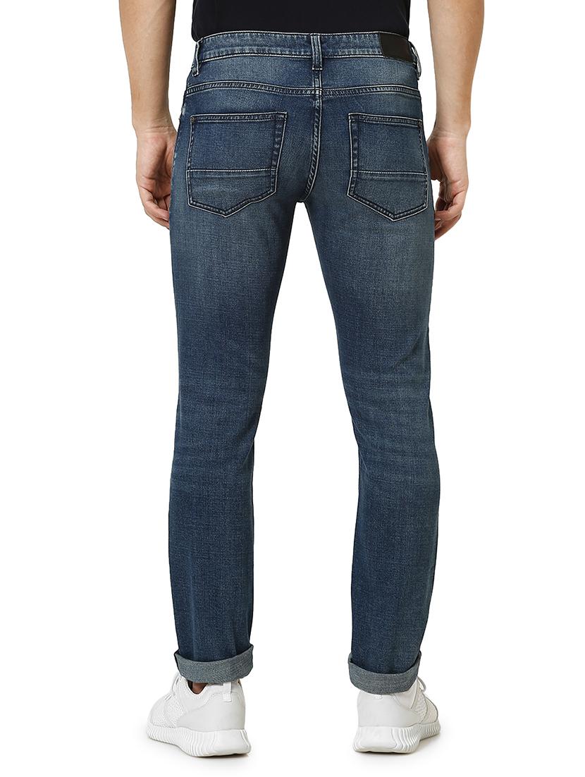 blue light washed denim jeans - 17538903 - Standard Image - 2