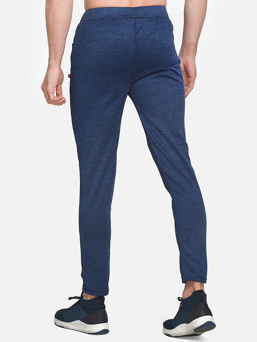 blue solid ankle length track pant - 17540324 - Standard Image - 2