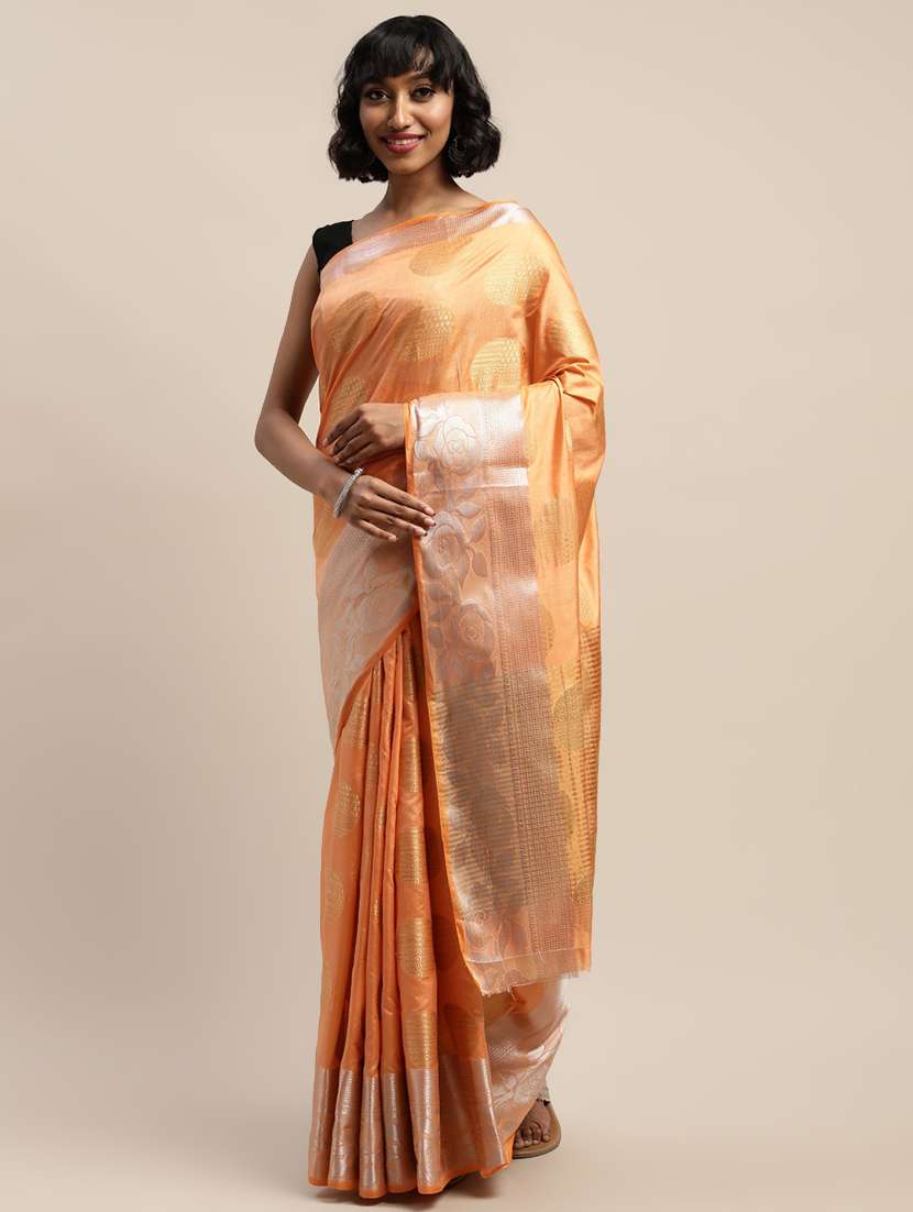 women's banarasi saree with blouse