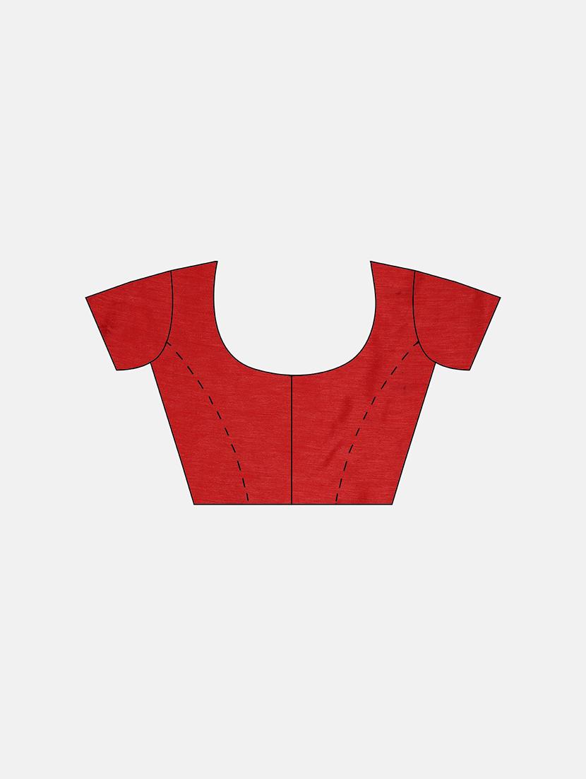 lace detailed checkered saree with blouse - 17541414 - Standard Image - 2