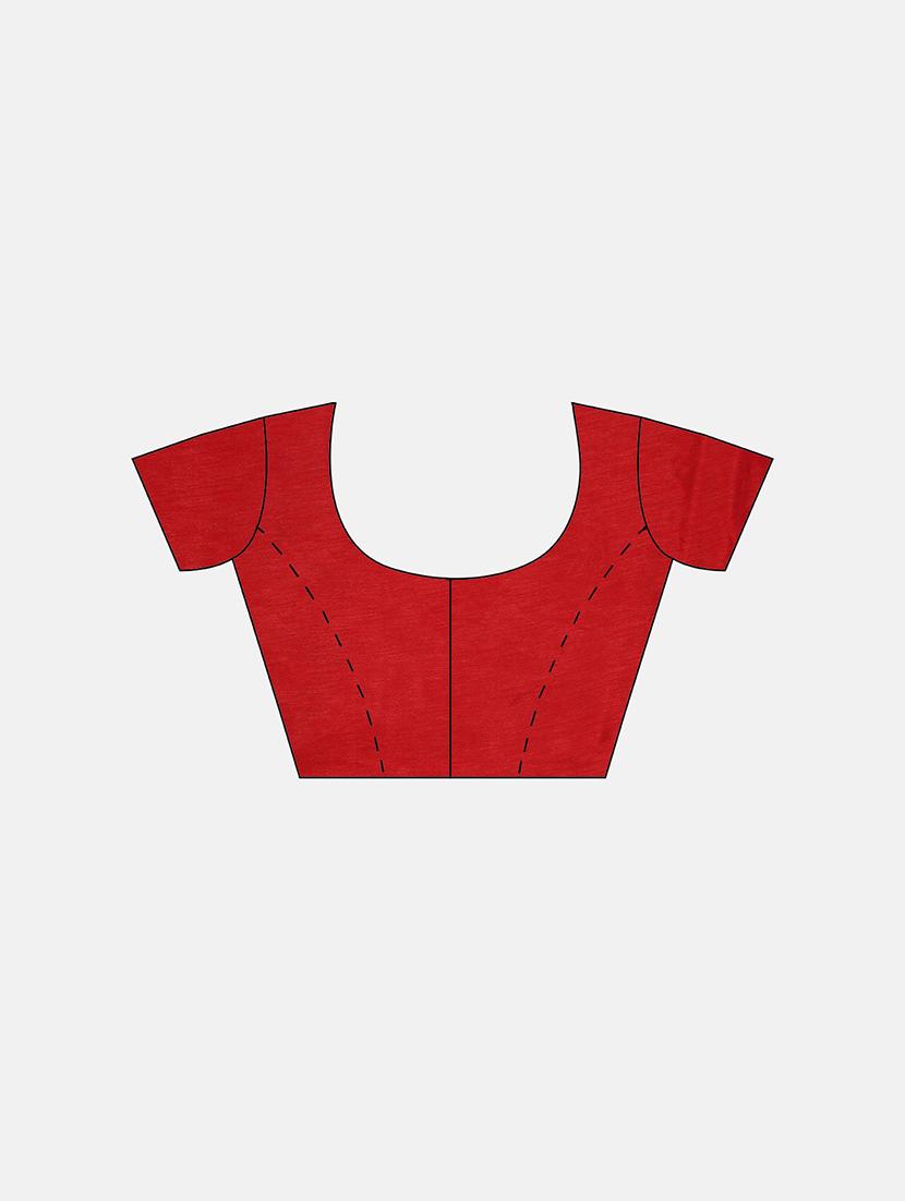 lace detailed checkered saree with blouse - 17541416 - Standard Image - 2