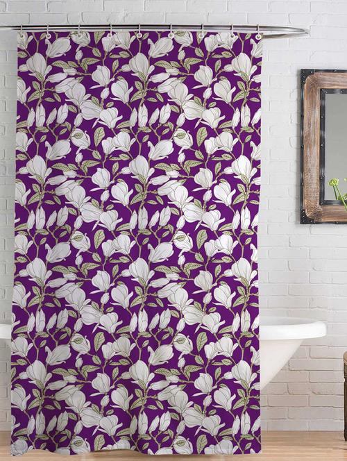 rightgifting water repellent polyester shower curtain 7 feet for bathroom with 10 hooks (48 x 84 inches , multi-colored) - 17541461 -  Standard Image - 0