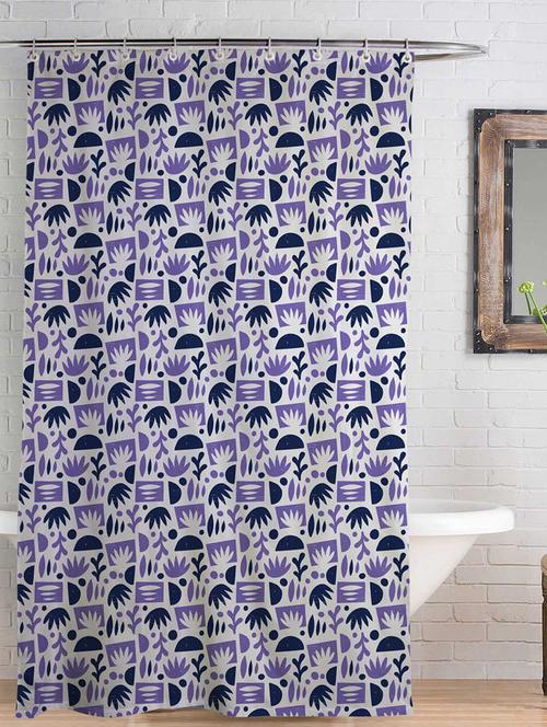 rightgifting water repellent polyester shower curtain 7 feet for bathroom with 10 hooks (48 x 84 inches , multi-colored) - 17541465 -  Standard Image - 0