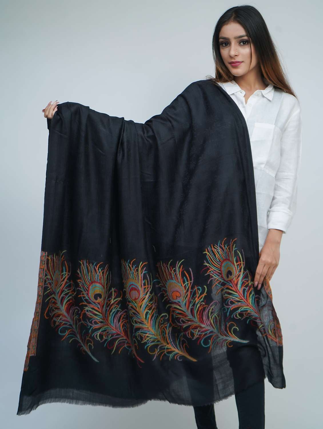 women's printed shawl