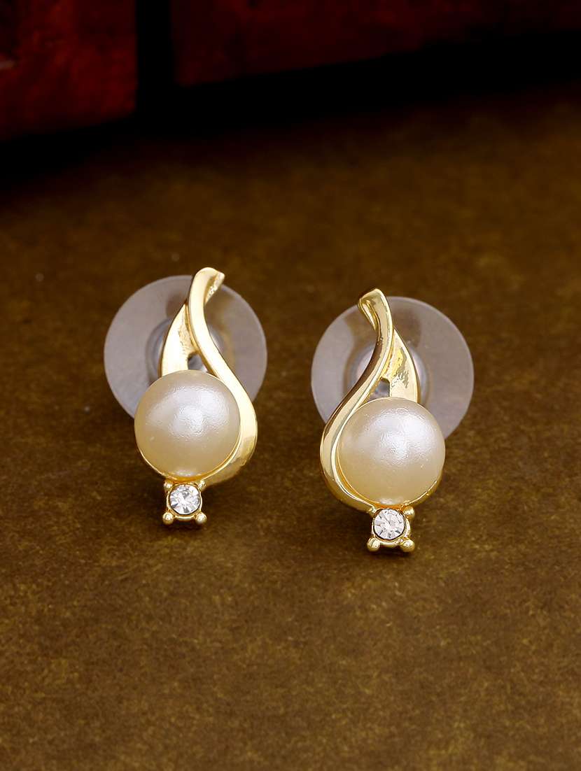 gold metal studs earring