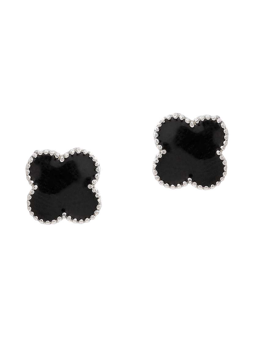 black metal studs earring - 17542809 -  Standard Image - 2