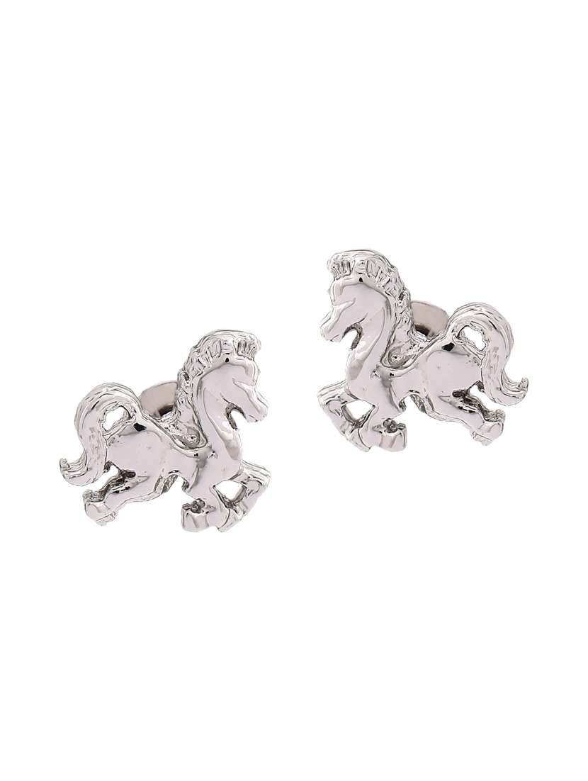 silver  metal studs earring - 17542814 -  Standard Image - 2