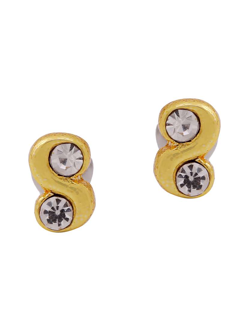 Gold Metal Studs Earring - 17542835 -  Standard Image - 2