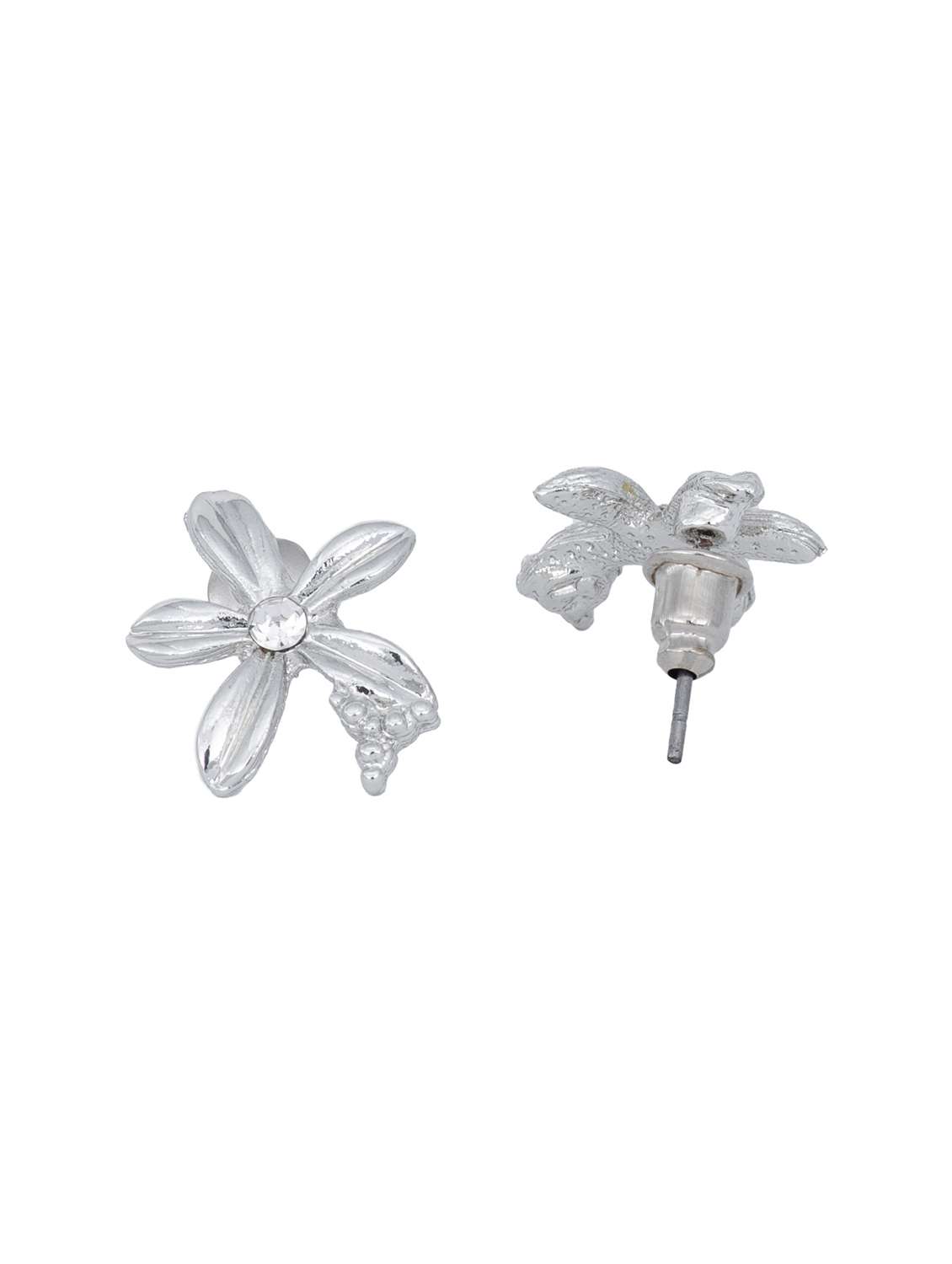 silver metal studs earring - 17542891 - Standard Image - 2