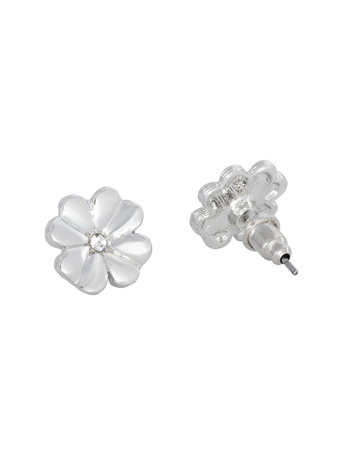 silver metal studs earring - 17542893 - Standard Image - 2