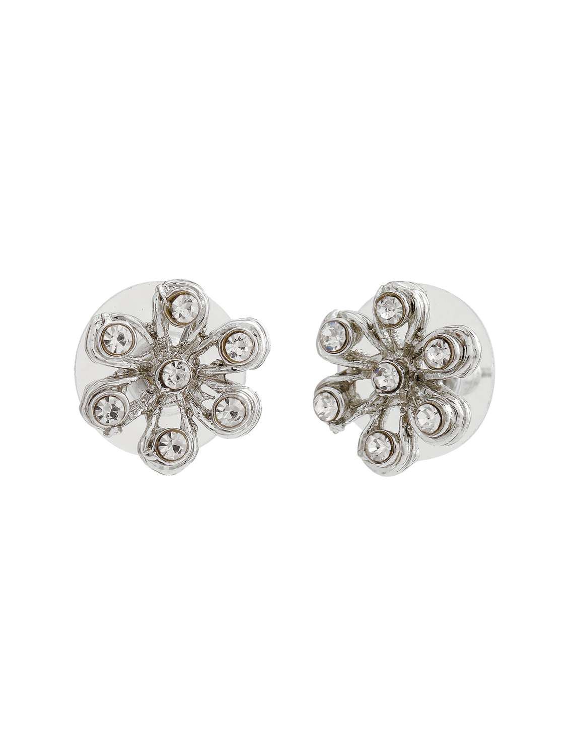 silver metal studs earring - 17542897 - Standard Image - 2