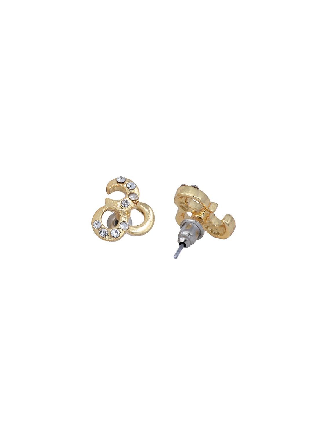 silver metal studs earring - 17542924 - Standard Image - 2