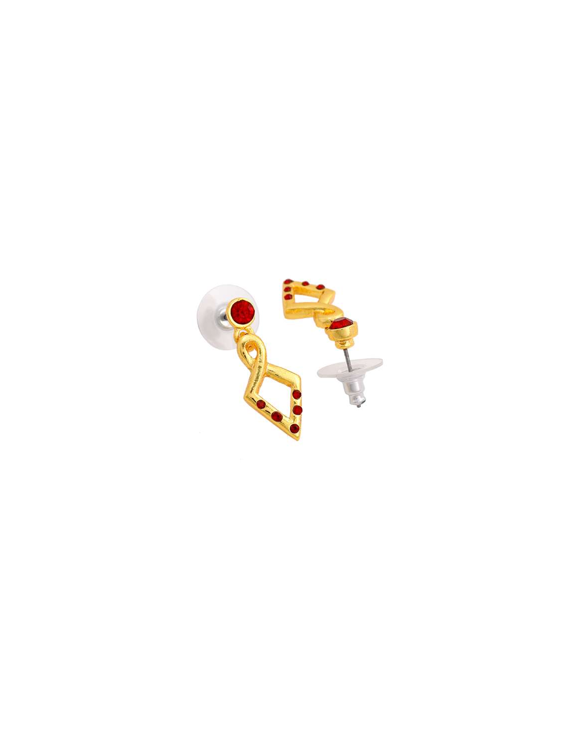 red metal drop earring - 17542979 -  Standard Image - 2