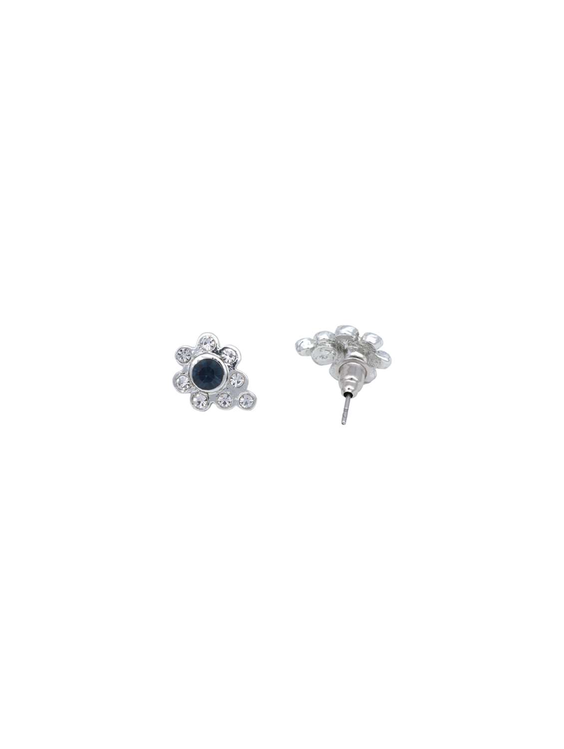 blue metal studs earring - 17542984 - Standard Image - 2