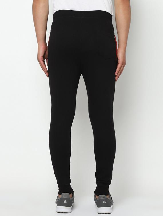 black solid jogger - 17543437 - Standard Image - 2