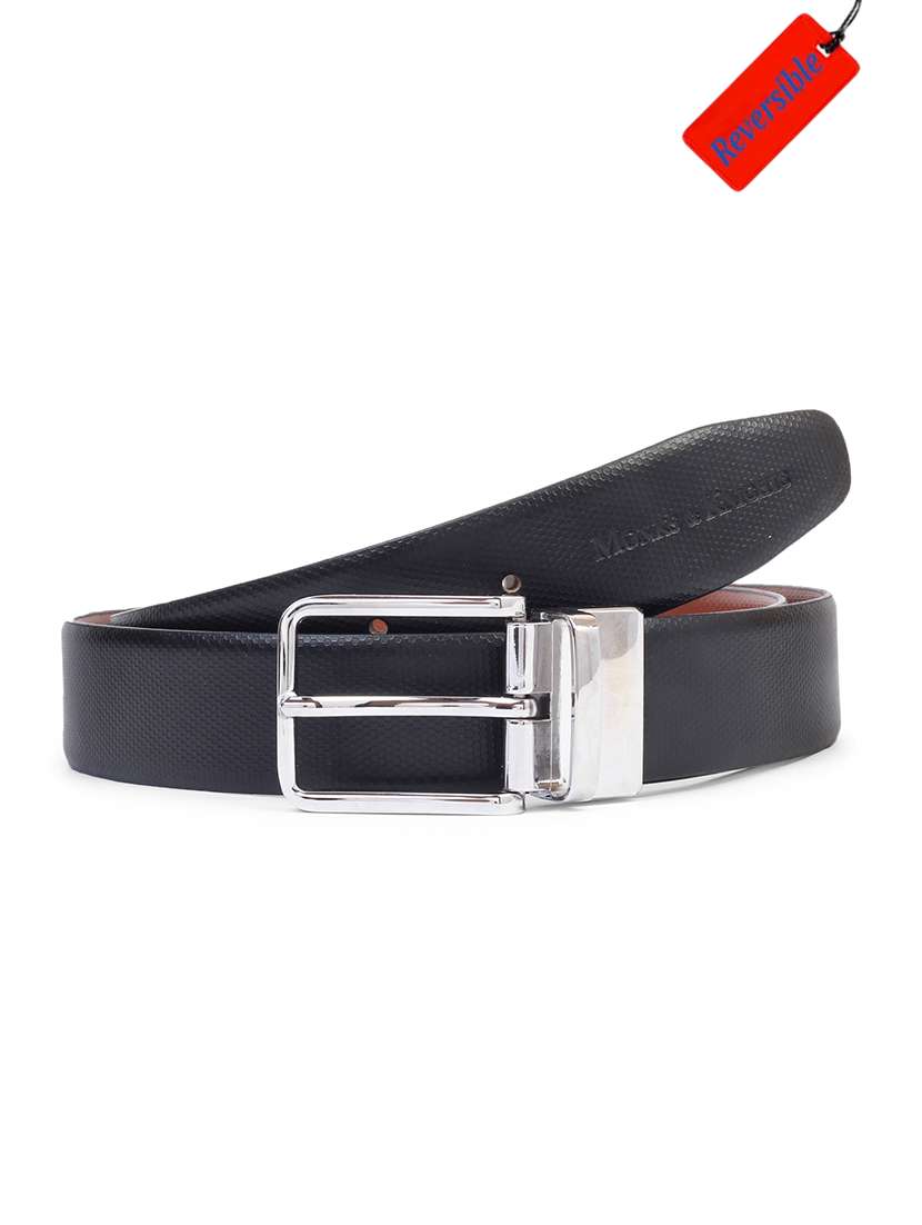 brown leather belt