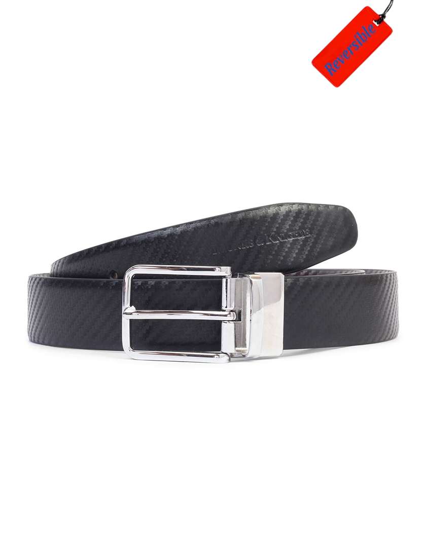 brown leather belt