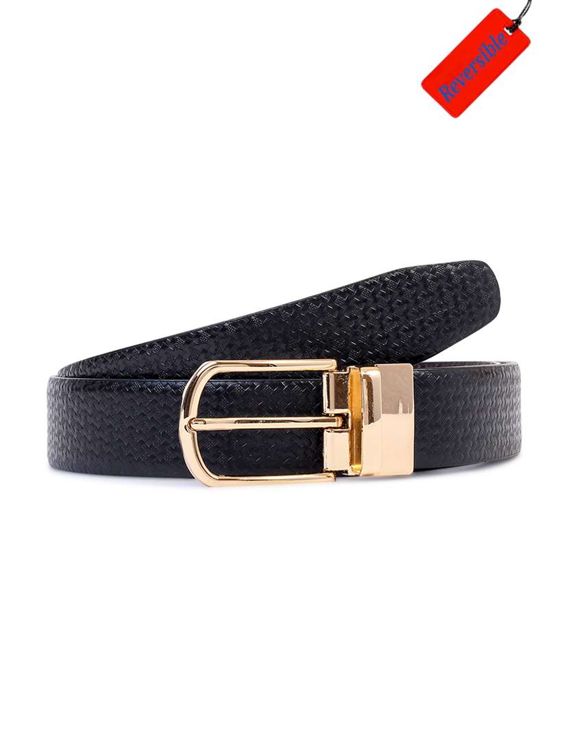 brown leather belt