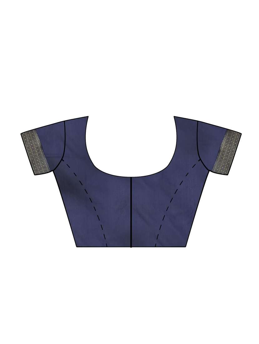 teal banarasi saree with blouse - 17545875 -  Standard Image - 2