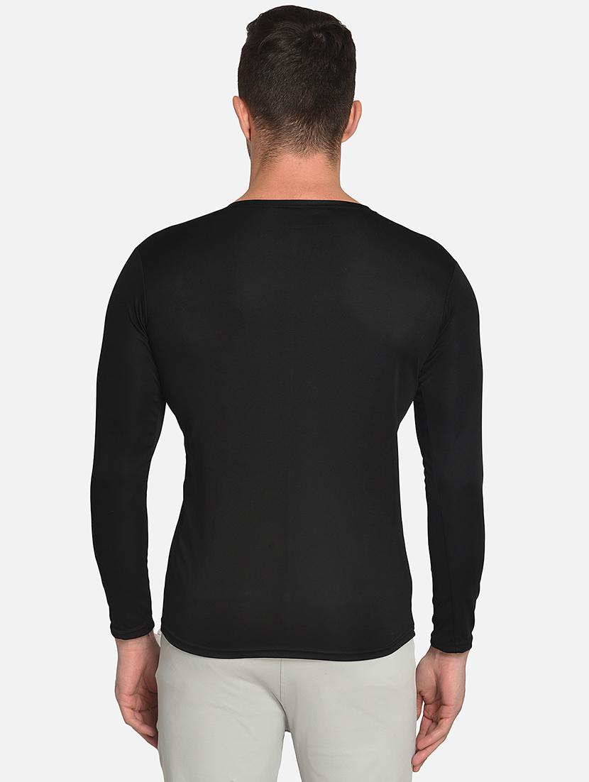 black solid t-shirt - 17546862 - Standard Image - 2