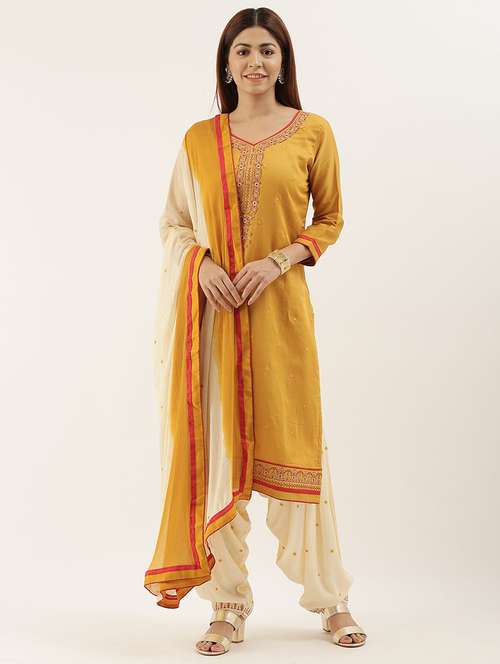 embroidered unstitched suit - 17548830 -  Standard Image - 0