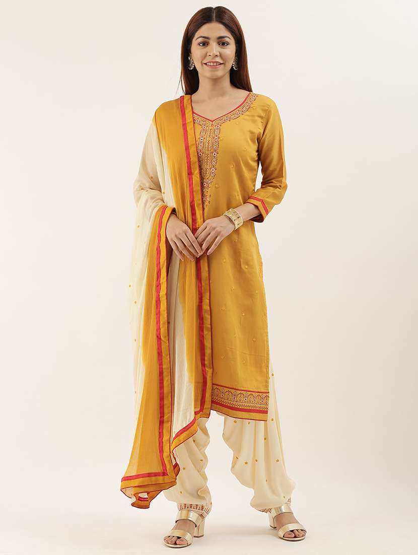 embroidered unstitched suit - 17548830 -  Zoom Image - 0