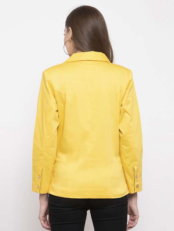 lapel neck casual blazer - 17549103 - Standard Image - 2
