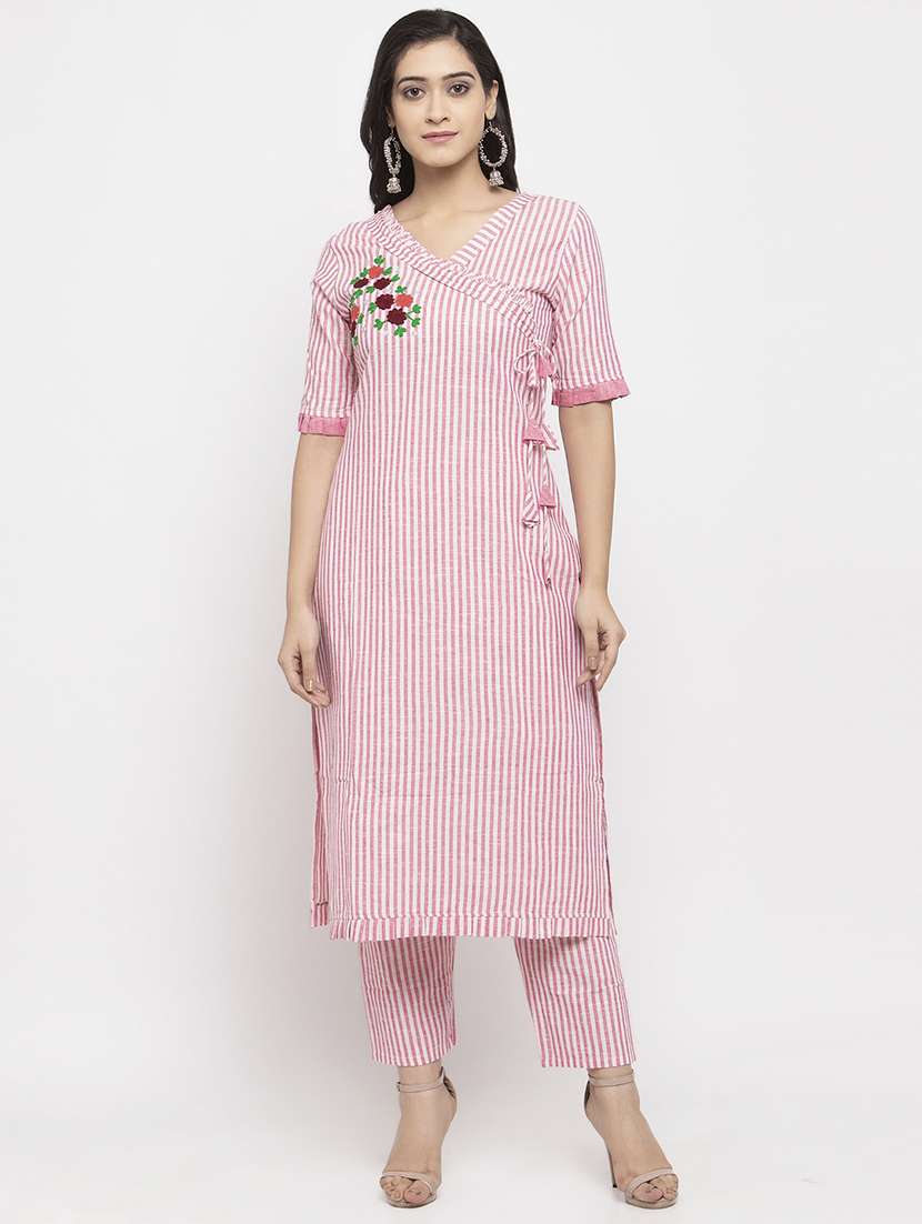 striped kurta palazzo set