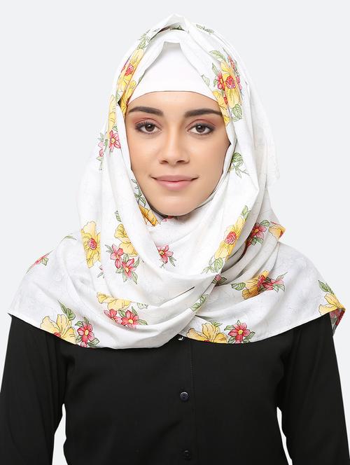 white rayon scarf - 17550559 - Standard Image - 0